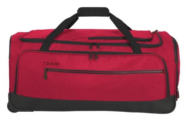 Cestovná taška na kolieskach Travelite Crosslite 5.0 Wheeled Duffle L Red