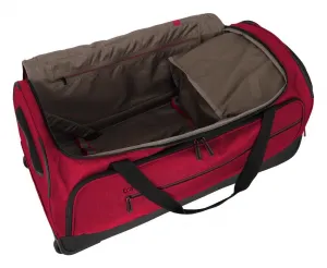 Cestovná taška na kolieskach Travelite Crosslite 5.0 Wheeled Duffle L Red