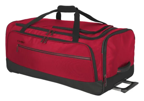 Cestovná taška na kolieskach Travelite Crosslite 5.0 Wheeled Duffle L Red