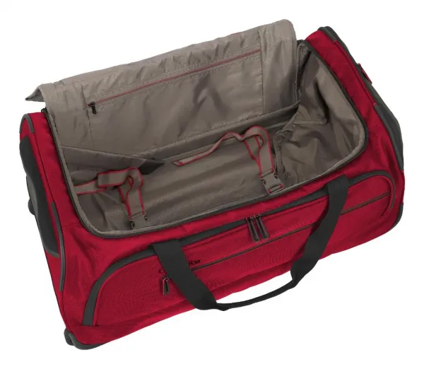 Cestovná taška na kolieskach Travelite Crosslite 5.0 Wheeled Duffle M Red