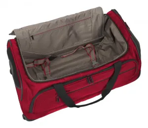 Cestovná taška na kolieskach Travelite Crosslite 5.0 Wheeled Duffle M Red
