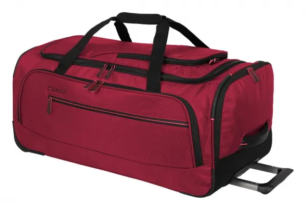 Cestovná taška na kolieskach Travelite Crosslite 5.0 Wheeled Duffle M Red