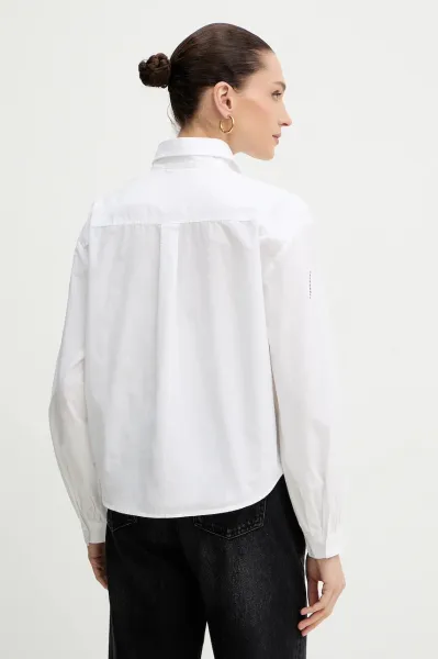 Bavlnená košeľa Levi's béžová farba, voľný strih, s klasickým golierom, 003P0