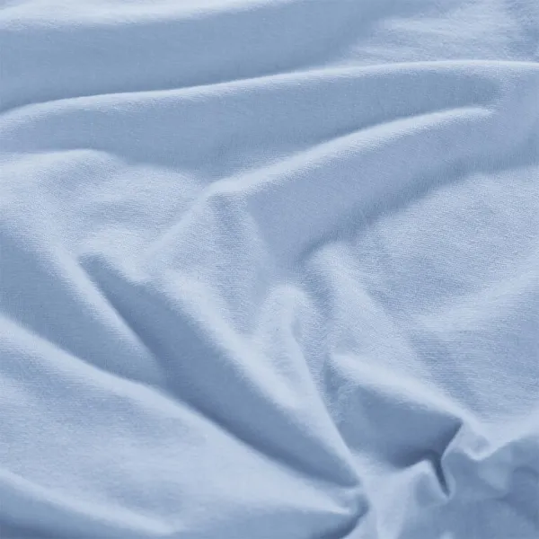 Napínacia plachta na posteľ jersey s elastanom modrá