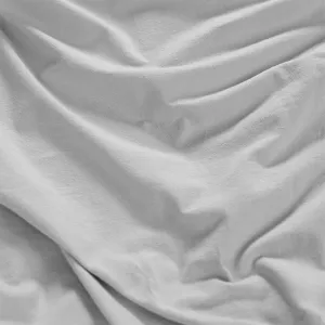 Napínacia plachta na posteľ jersey s elastanom šedá