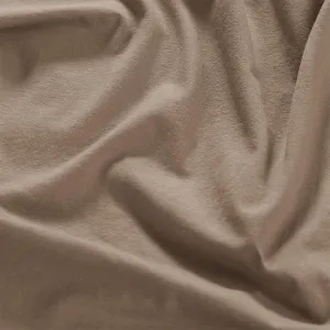 Napínacia plachta na posteľ jersey s elastanom orechová