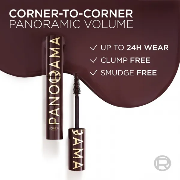 L’Oréal Paris Panorama Chromatics objemová riasenka odtieň Bordeaux 10.5 ml