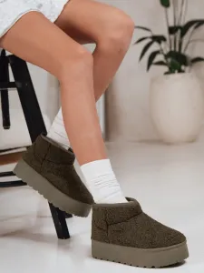 Dámske zimné členkové topánky