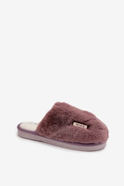 Dámske papuče Boto Fur Dark Purple
