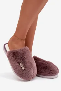 Dámske papuče Boto Fur Dark Purple
