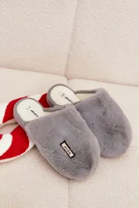 Boto Furry dámske papuče sivé