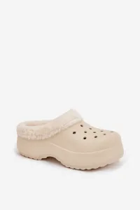 Dámske šľapky Boto Foam s kožušinou