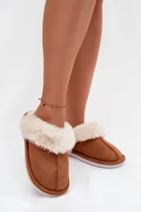 Dámske papuče s kožušinou Camel Delissa