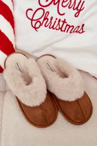 Dámske papuče s kožušinou Camel Delissa