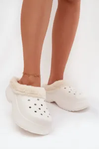 Dámske šľapky s kožušinou Boto Foam