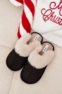 Dámske papuče s kožušinou Zanelia