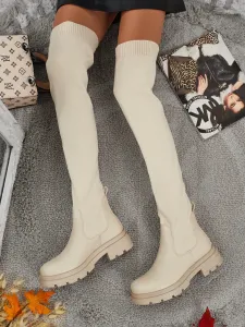 Dámske dlhé slip-on čižmy Resti Orlina