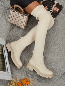 Dámske dlhé slip-on čižmy Resti Orlina