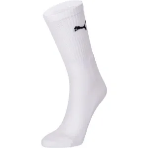 Puma SPORT 3-PACK Ponožky, biela, veľkosť 35-38