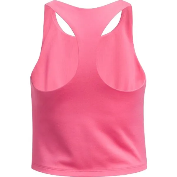 Under Armour MOTION BRANDED CROP Dievčenské tielko, ružová, veľkosť L