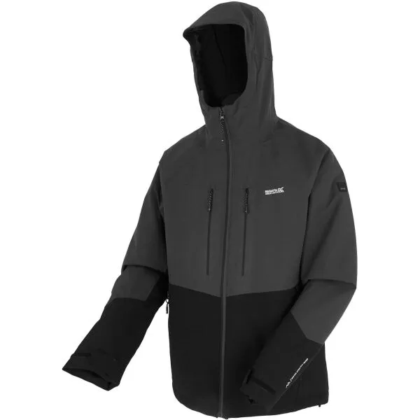 REGATTA OUTDOORS HIGHTON STRETCH Pánska bunda, tmavo sivá, veľkosť