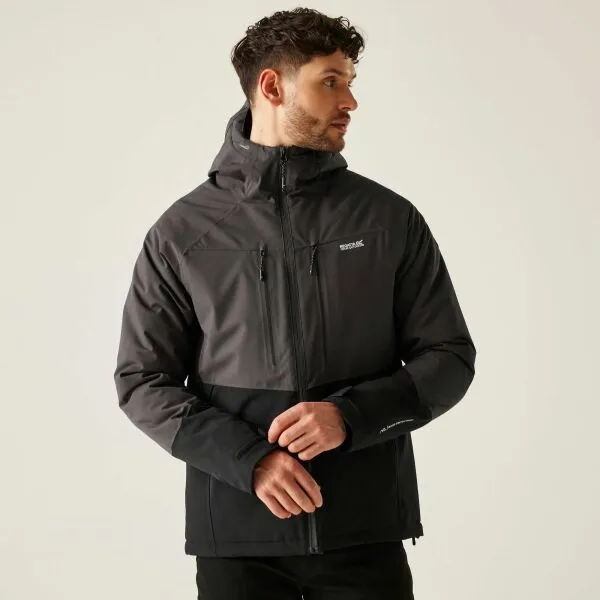 REGATTA OUTDOORS HIGHTON STRETCH Pánska bunda, tmavo sivá, veľkosť