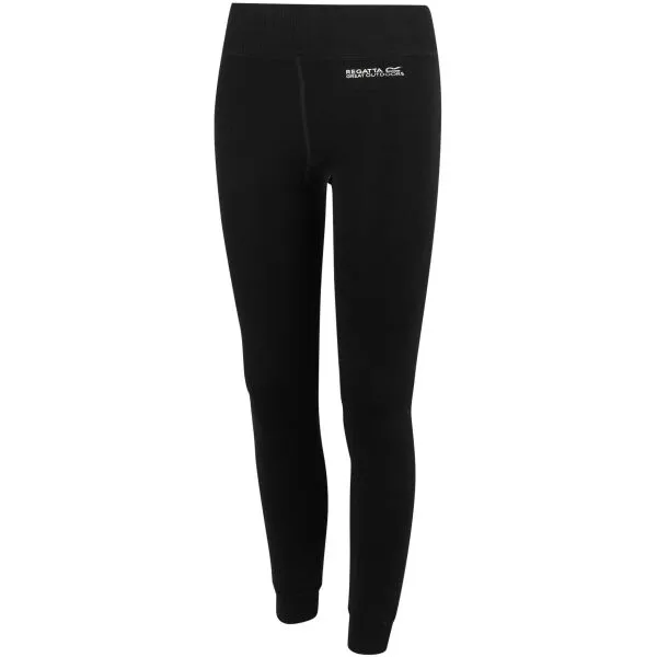 REGATTA OUTDOORS THERMAL Dámske nohavice, čierna, veľkosť