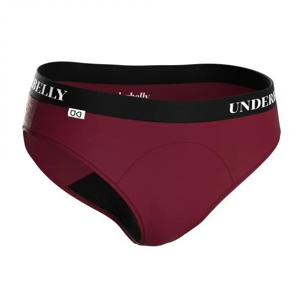 Menštruačné nohavičky Underbelly Univers červené (UNIVERS-BO-CE-2-PAD) M