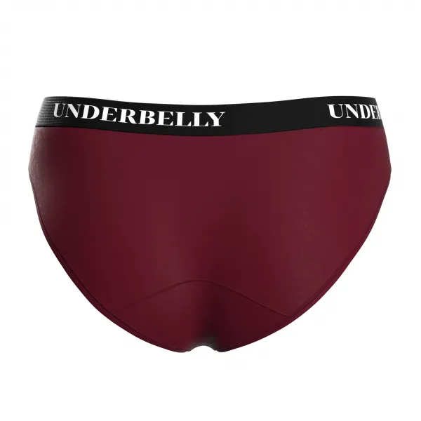 Menštruačné nohavičky Underbelly Univers červené (UNIVERS-BO-CE-2-PAD) M