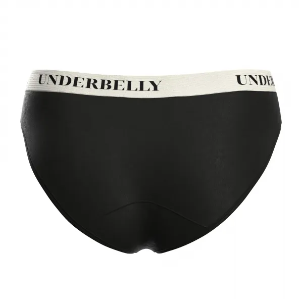 Menštruačné nohavičky Underbelly Univers čierne (UNIVERS-CE-BI-2-MM) M