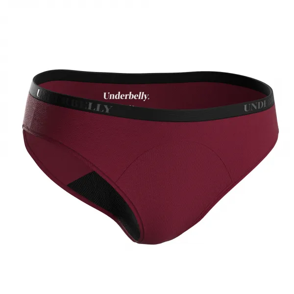 Menštruačné nohavičky Underbelly Univers červené (UNIVERS-BO-EM-2-MM) S