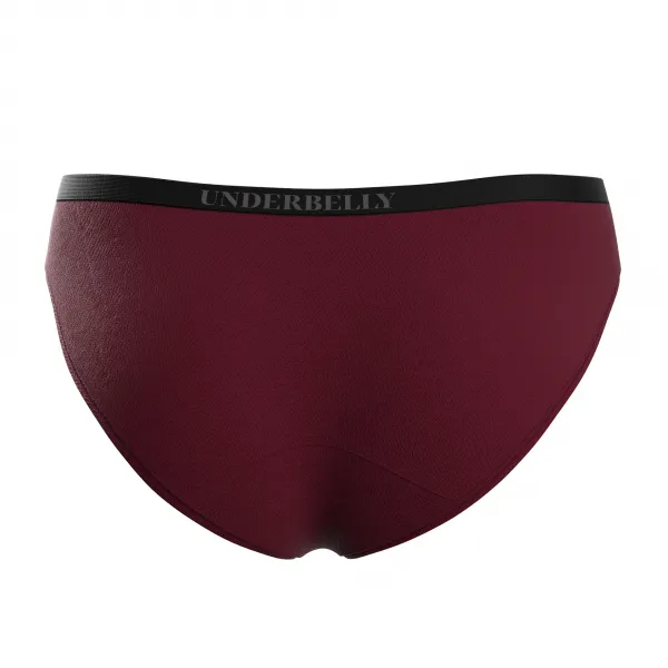 Menštruačné nohavičky Underbelly Univers červené (UNIVERS-BO-EM-2-MM) S