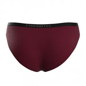 Menštruačné nohavičky Underbelly Univers červené (UNIVERS-BO-EM-2-MM) S