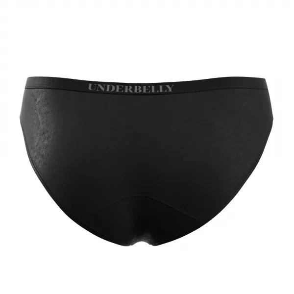 Menštruačné nohavičky Underbelly Univers čierne (UNIVERS-CE-EM-2-PAD) M