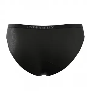 Menštruačné nohavičky Underbelly Univers čierne (UNIVERS-CE-EM-2-PAD) M