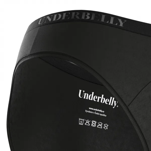 Menštruačné nohavičky Underbelly Univers čierne (UNIVERS-CE-EM-2-PAD) M