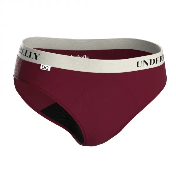 Menštruačné nohavičky Underbelly Univers červené (UNIVERS-BO-BI-2-MM) S