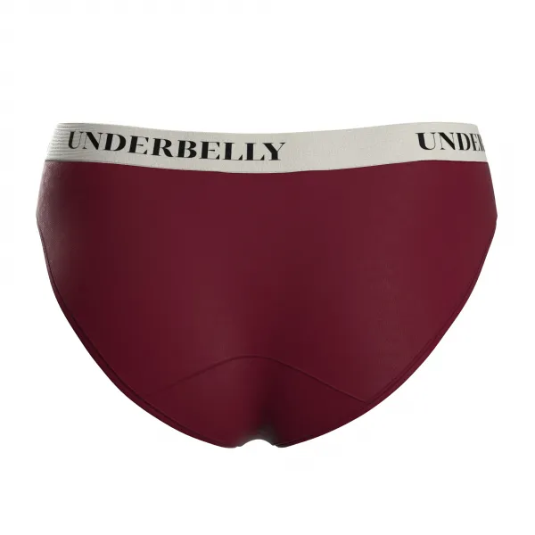 Menštruačné nohavičky Underbelly Univers červené (UNIVERS-BO-BI-2-PAD) M