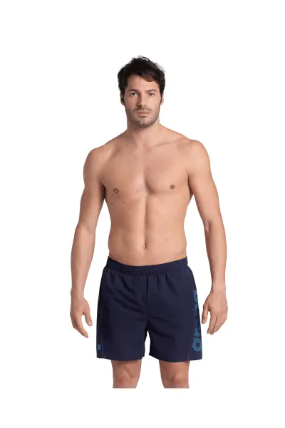 Arena fundamentals logo r beach boxer navy s - uk32