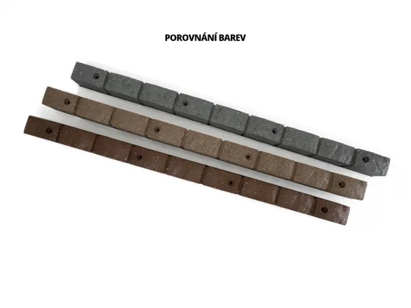 Záhradná obruba Roman Stone terakota 120 cm, gumová (vrátane klincov) MHEU5000118