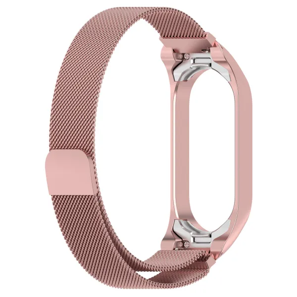 BStrap Milanese remienok na Xiaomi Mi Band 7, rose gold