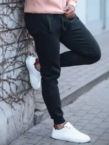 Štýlové pánske tepláky čierne