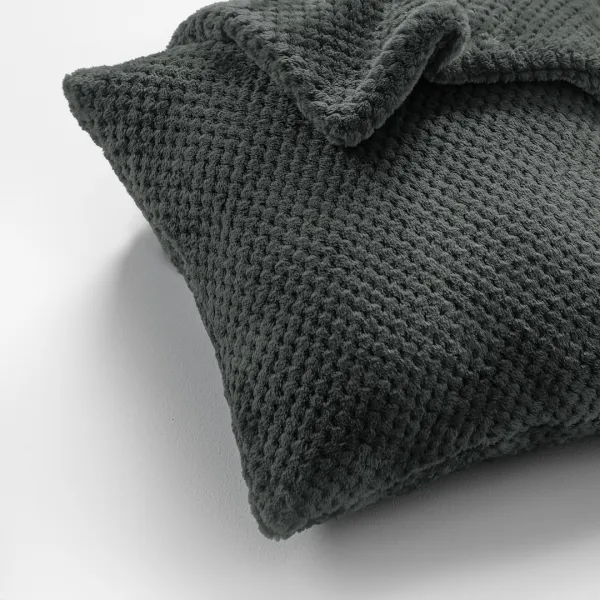 Obliečky na vankúše Decoking Xela tmavošedé 45x45 - 2 kusy, veľkosť 45x45*2