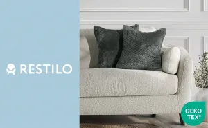 Obliečky na vankúše Decoking Xela tmavošedé 45x45 - 2 kusy, veľkosť 45x45*2