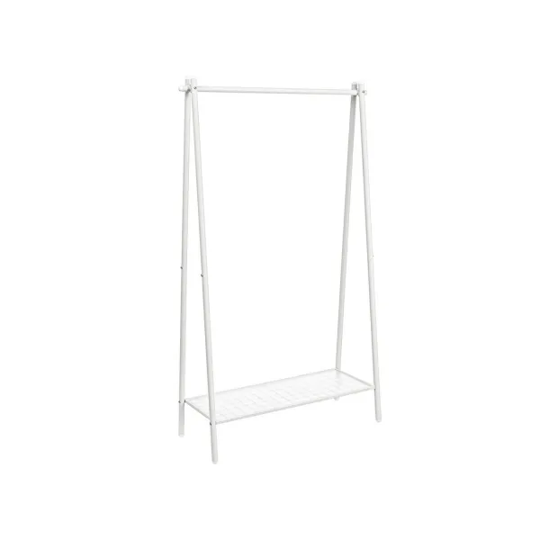 SONGMICS Vešiak na šaty Loft 153 cm biely