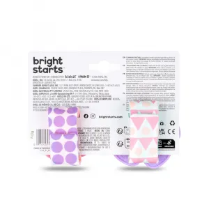 Bright Starts Wrist Pals Toy hrkálka na ruku s hryzadielkom Unicorn & Llama 0 m+ 2 ks