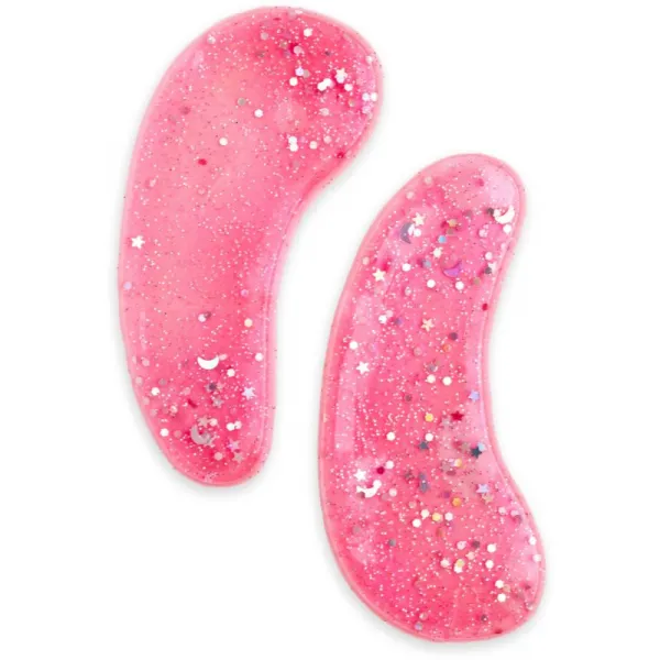 IDC Institute Glitter Eye Pink maska na očné okolie 1 ks