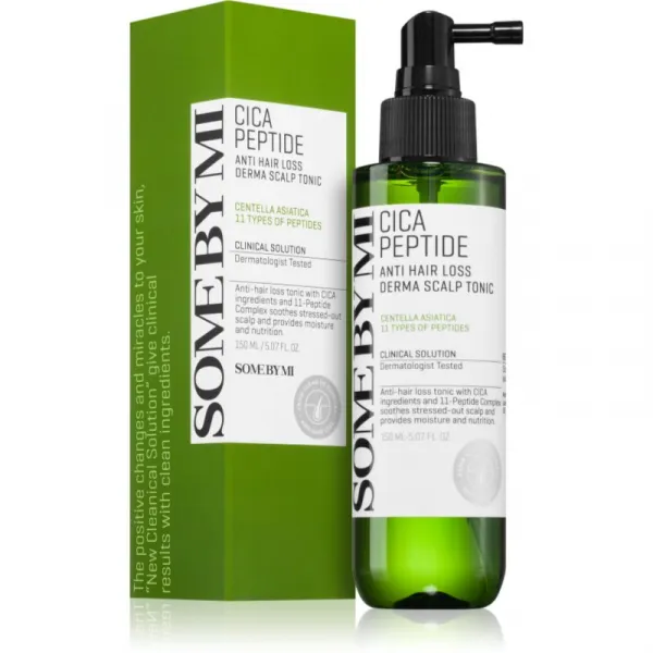 Some By Mi Cica Peptide Derma Scalp Tonic hydratačné a vyživujúce tonikum proti vypadávaniu vlasov 150 ml
