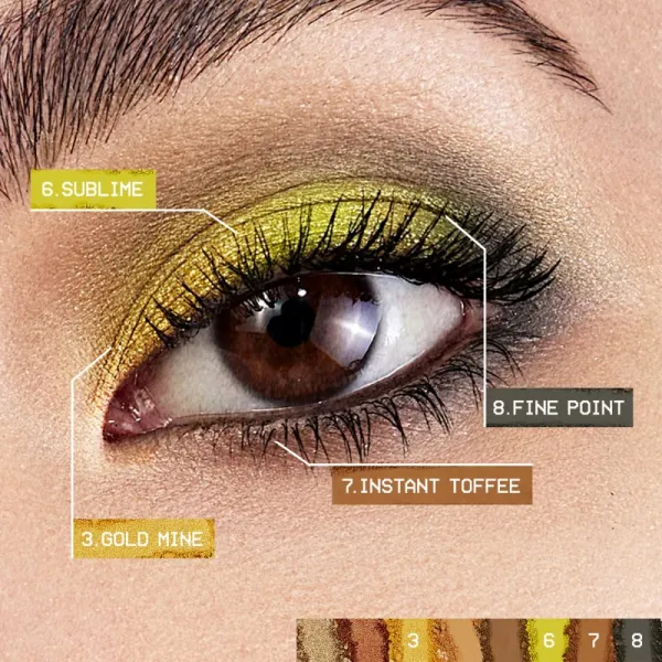 Smashbox Always On Mood Board Eye Shadow Palette paletka očných tieňov odtieň Earthy Vibes 6.8 g