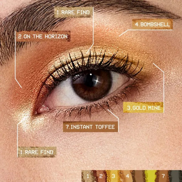 Smashbox Always On Mood Board Eye Shadow Palette paletka očných tieňov odtieň Earthy Vibes 6.8 g